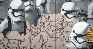 В городе появились граффити в честь Года российского кино